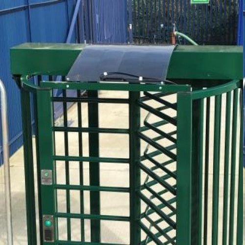 New Solar Powered Turnstile for Immediate Personnel Access Control